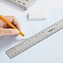 Staples 12" Metal Standard Imperial/Metric Scales Ruler (51887)~#|#~s1206596_sc7