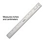 Staples 12" Metal Standard Imperial/Metric Scales Ruler (51887)~#|#~s1206598_sc7