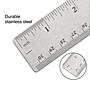Staples 12" Metal Standard Imperial/Metric Scales Ruler (51887)~#|#~s1206602_sc7