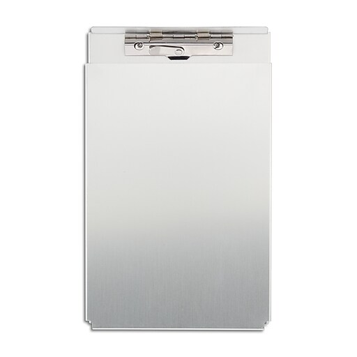 Staples Memo Aluminum Storage Clipboard, Memo Size, Silver (44400CC
