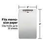 Staples® Aluminum Storage Clipboard, Memo Size, Silver (ST44400/44400)~#|#~s1206609_sc7