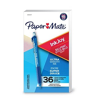 Paper Mate InkJoy 300RT Retractable Ballpoint Pens, Medium Point, Black, 12 Count : Buy Online At Best Price In KSA - Souq Is Now