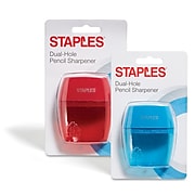 Staples® Manual Pencil Sharpener, Assorted Colors (10898-CC)
