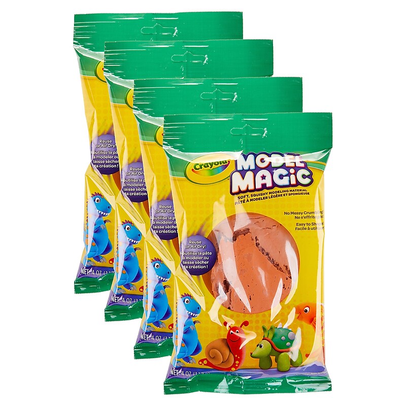 Crayola Model Magic Terra Cotta 4 Oz. Each [Pack Of 4] (4PK-57-4464) image 1