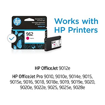 HP 962 Magenta Standard Yield Ink Cartridge (3HZ97AN#140)