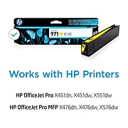 HP 971 Yellow Standard Yield Ink Cartridge (CN624AM)