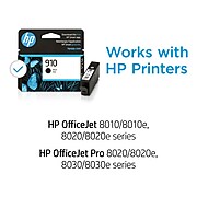 HP 910 Black Standard Yield Ink Cartridge (3YL61AN#140)