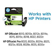 HP 910XL Black High Yield Ink Cartridge (3YL65AN#140)