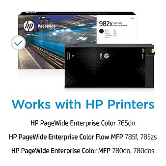 HP 982X Black High Yield Ink Cartridge (T0B30A)