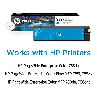 HP 982X Cyan High Yield Ink Cartridge (T0B27A)