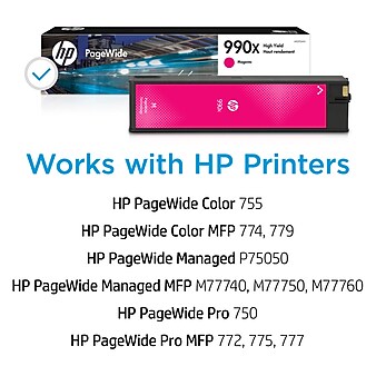 HP 990X Magenta High Yield Ink Cartridge (M0J93AN)