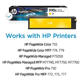 HP 990X Yellow High Yield Ink Cartridge (M0J97AN)