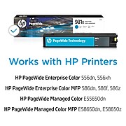 HP 981X Cyan High Yield Ink Cartridge (L0R09A)