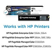 HP 981A Black Standard Yield Ink Cartridge (J3M71A)