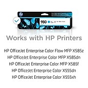 HP 980 Cyan Standard Yield Ink Cartridge (D8J07A)