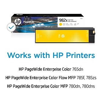 HP 982X Yellow High Yield Ink Cartridge (T0B29A)
