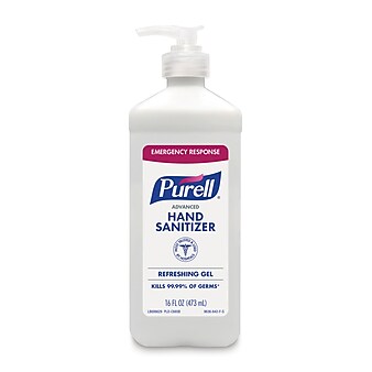 PURELL Advanced Instant Hand Sanitizer, 16 oz Pump Bottle (9636-12-P EA)