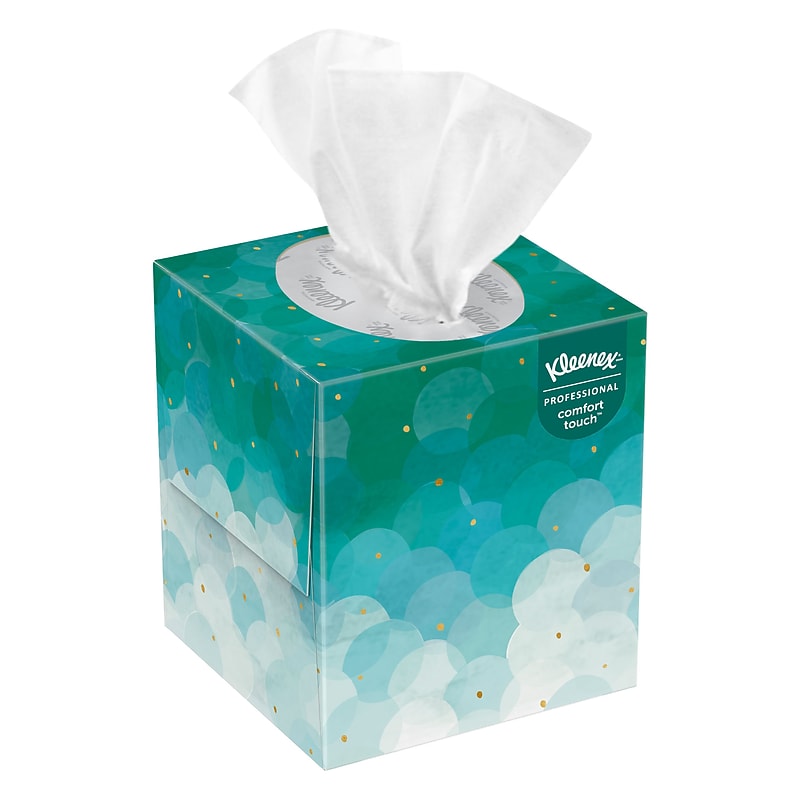 Kleenex Professional Facial Tissue, 2-ply, White, 90 Tissues/Box (21270) image 1
