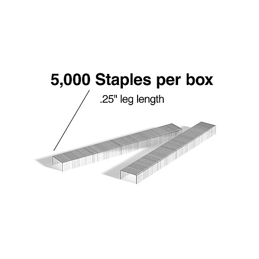 25000 Staples 25,000 Count New Staples Standard Staples 5 Boxes 