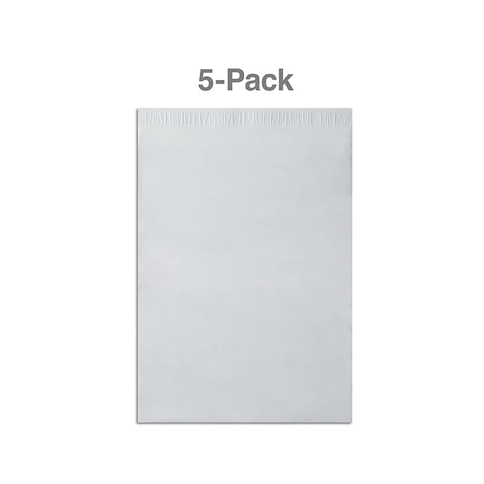 500 #5 12 x 15.5 Unlined White Plastic Poly Mailer Bag Self Seal Free Ship