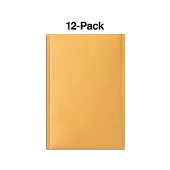 8.5"W x 11"L Peel & Seal Bubble Mailer, #2, 12/Pack (51580-CC)
