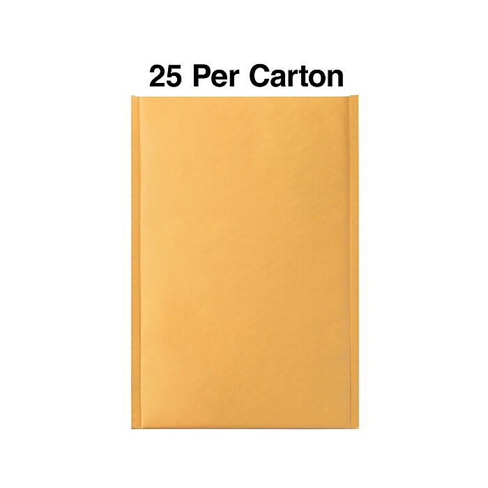 25 Pack Of 6x9 Bubble Mailers - Quality Park Self-Sealing Padded Envelopes