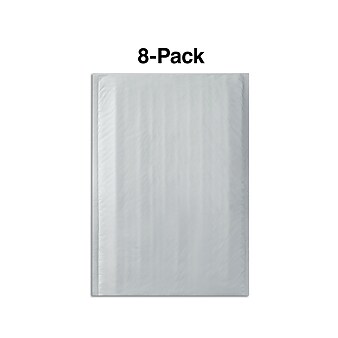 8.5"W x 11"L Peel & Seal Bubble Mailer, #2, 8/Pack (51627-CC)