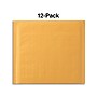 8" x 7" Self-Sealing Bubble Mailer, CD/DVD, 12/Pack (51577)~#|#~s1210388_sc7