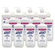 PURELL Advanced Instant Hand Sanitizer, 16 oz Pump Bottle, 12/Pack (9636-12-P)
