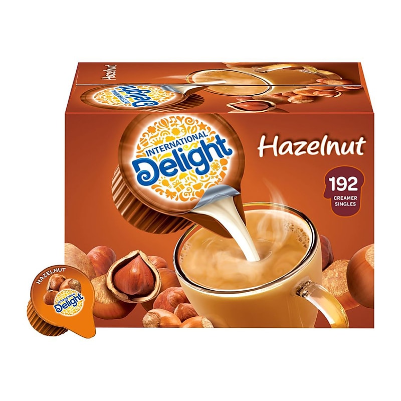 International Delight Hazelnut Liquid Creamer, 0.44 oz., 192/Carton (WWI101522) image 1