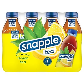 Snapple Lemon Tea, 16 oz., 12/Pack (10099489)