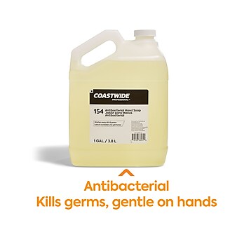 Coastwide Professional™ Antibacterial Liquid Hand Soap Refill, Unscented, 1 Gal. (CW154RU01-A)