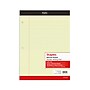 Staples Notepad, 8.5" x 11.75", Narrow Ruled, Canary, 100 Sheets/Pad, Each (ST57347)~#|#~s1211657_sc7