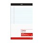 Staples Notepads, 8.5" x 14" (legal), Wide Ruled, White, 50 Sheets/Pad, Dozen Pads/Pack (ST57342)~#|#~s1211666_sc7