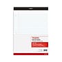 Staples Notepad, 8.5" x 11.75", Narrow Ruled, White, 100 Sheets/Pad (ST57345/TR57345)~#|#~s1211681_sc7