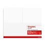 Staples Notepads, 5" x 8", Unruled, White, 100 Sheets/Pad, Dozen Pads/Pack (ST57329)~#|#~s1211687_sc7