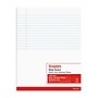 Staples Notepads, 8.5" x 11" (US letter), Wide Ruled, White, 50 Sheets/Pad, Dozen Pads/Pack (ST57334)~#|#~s1211688_sc7