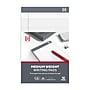 TRU RED™ Notepad, 5" x 8", Narrow Ruled, White, 50 Sheets/Pad, Dozen (TR59904/TR57360)~#|#~s1211707_sc7