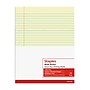 Staples Notepads, 8.5" x 11", Wide Ruled, Canary, 50 Sheets/Pad, Dozen Pads/Pack (ST57295)~#|#~s1211709_sc7