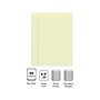 Staples Notepads, 8.5" x 11", Wide Ruled, Canary, 50 Sheets/Pad, Dozen Pads/Pack (ST57295)~#|#~s1211750_sc7