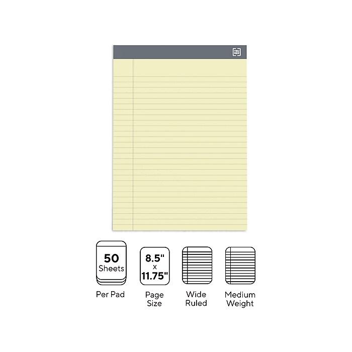 TRU RED™ Notepads, 8.5