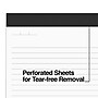 TRU RED™ Notepads, 8.5" x 11.75", Wide Ruled, White, 50 Sheets/Pad, 12 Pads/Pack (TR57382)~#|#~s1211807_sc7