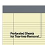 TRU RED™ Notepads, 8.5" x 11.75", Narrow Ruled, Canary, 50 Sheets/Pad, 12 Pads/Pack (TR57368)~#|#~s1211810_sc7