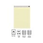 TRU RED™ Notepads, 8.5" x 11.75", Narrow Ruled, Canary, 50 Sheets/Pad, 12 Pads/Pack (TR57383)~#|#~s1211812_sc7