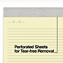 TRU RED Notepads, 8.5" x 11.75", Narrow Ruled, Canary, 50 Sheets/Pad, 6 Pads/Pack (TR57377)~#|#~s1211819_sc7