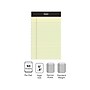 Staples Notepads, 5" x 8", Narrow Ruled, Canary, 50 Sheets/Pad, Dozen (ST57298)~#|#~s1211831_sc7