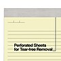 TRU RED™ Notepads, 8.5" x 11.75", Wide Ruled, Canary, 50 Sheets/Pad, 12 Pads/Pack (TR57381)~#|#~s1211848_sc7