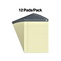 TRU RED™ Notepads, 8.5" x 11.75", Narrow Ruled, Canary, 50 Sheets/Pad, 12 Pads/Pack (TR57368)~#|#~s1211866_sc7