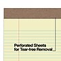 TRU RED™ Notepads, 8.5" x 11.75", Narrow Ruled, Canary, 50 Sheets/Pad, Dozen Pads/Pack (TR58186)~#|#~s1211880_sc7