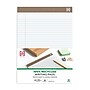 TRU RED™ Notepads, 8.5" x 11.75", Wide Ruled, White, 50 Sheets/Pad, Dozen Pads/Pack (TR58185)~#|#~s1211892_sc7